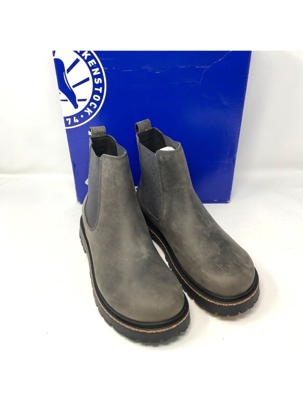 Birkenstock Highwood Slip On Regular Fit Graphite Men's Leather Boots EU 40 US 9